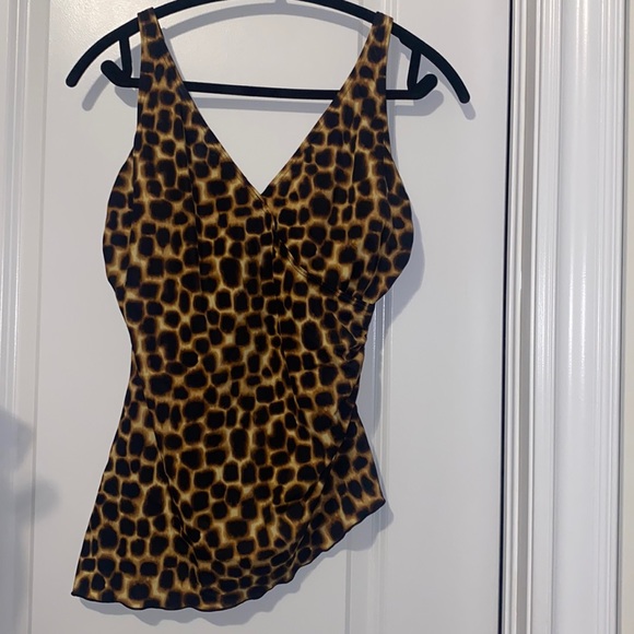 Leopard print bathing suit top - Picture 1 of 3